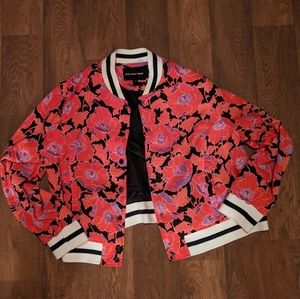 Floral Bomber Jacket